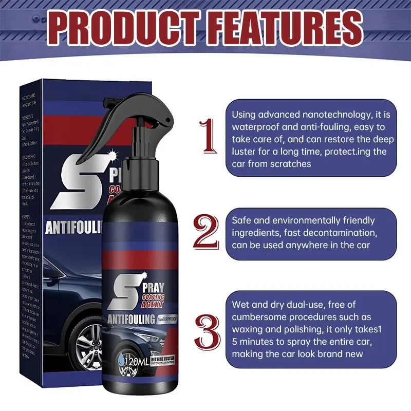 Car care spray with gloss and pRedection effect (120 ml)