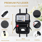 Seatback Organizer with Folding Table Tray