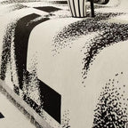Avant-Garde Abstract Chenille Sofa Cover