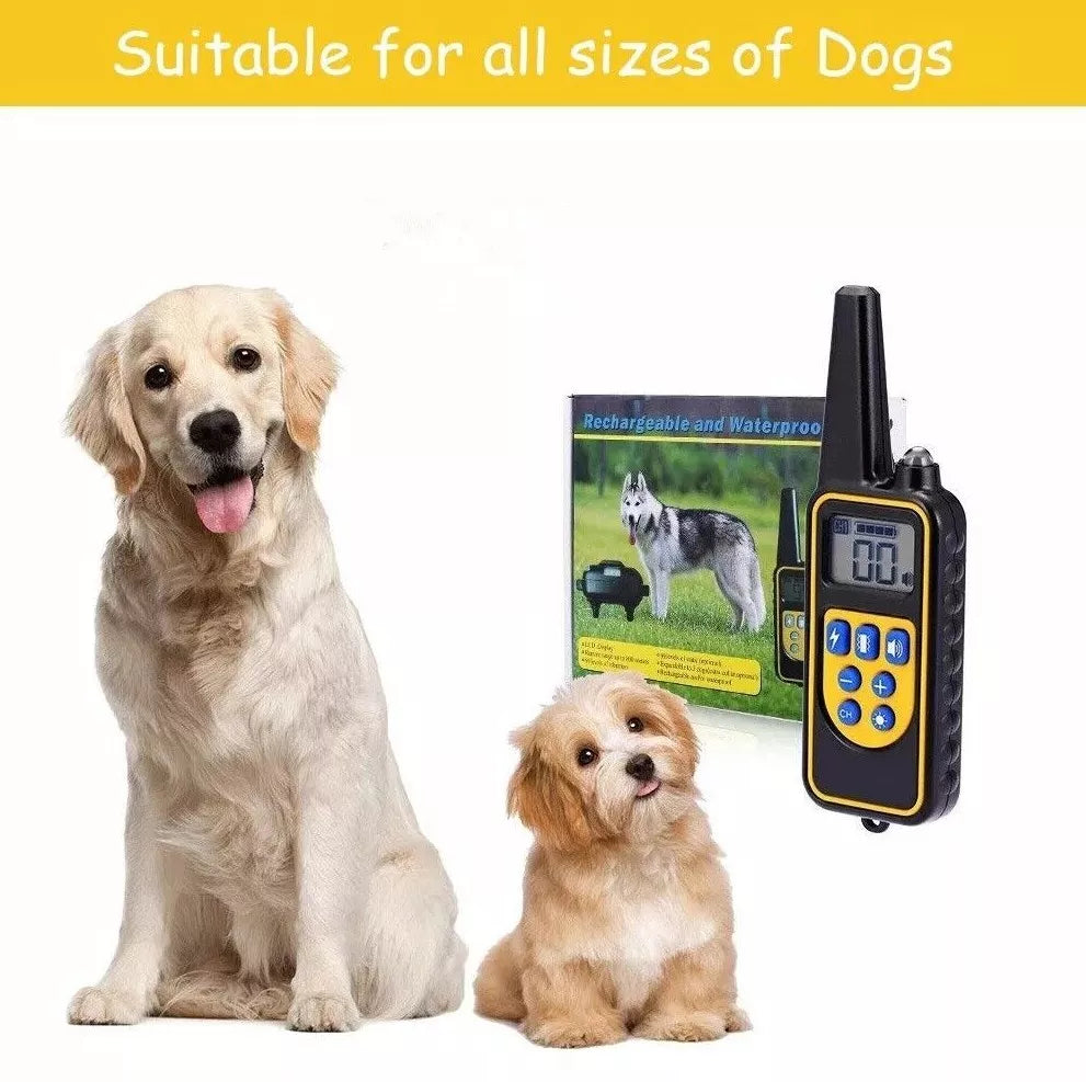 2600ft Electronic Dog Training Collar Waterproof Pet Remote