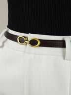 LuxeRing Belt - Elegant Leather Belt for Women