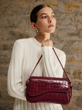 Ladies Shoulder Bag Checked Pattern One Size Polyurethane