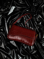 Ladies Shoulder Bag Checked Pattern One Size Polyurethane