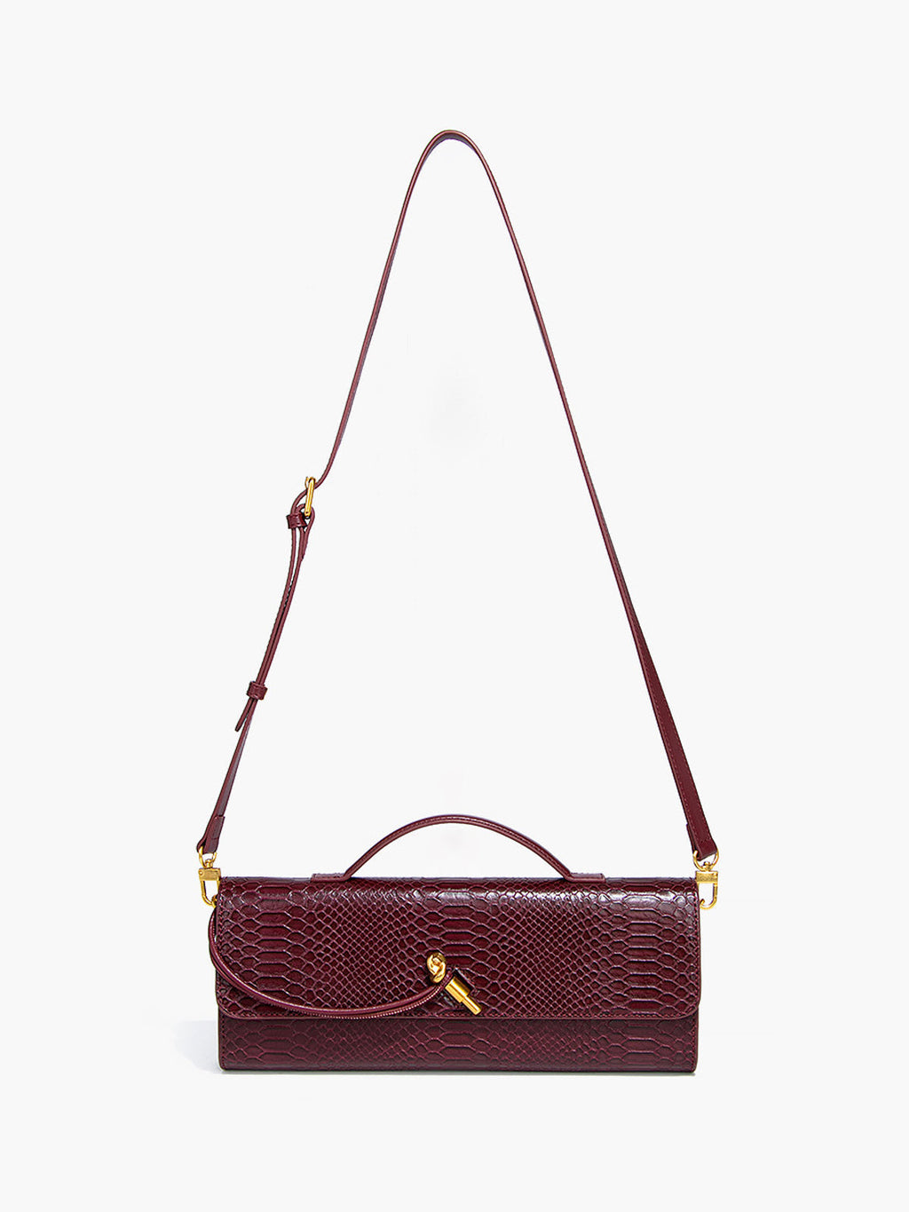 Ladies Shoulder Bag Black One Size Polyurethane
