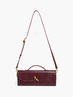 Ladies Shoulder Bag Black One Size Polyurethane