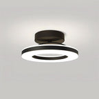 ZAYNO Black LED Ceiling Light – Modern Flush Mount