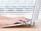 Portable Aluminum Laptop Stand, with Adjustable & Ergonomic Design, for Home, Office, Study & More