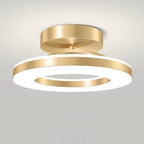 ZAYNO Black LED Ceiling Light – Modern Flush Mount