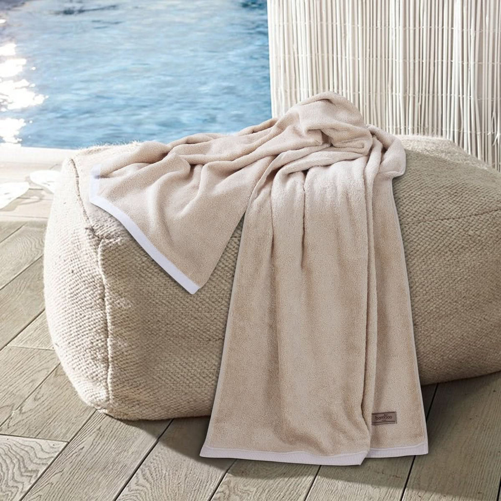 Neravia Bamboo Essence Towel | Soft, Highly Absorbent & Antibacterial | Premium Bamboo Fiber | Sustainable Spa Towel