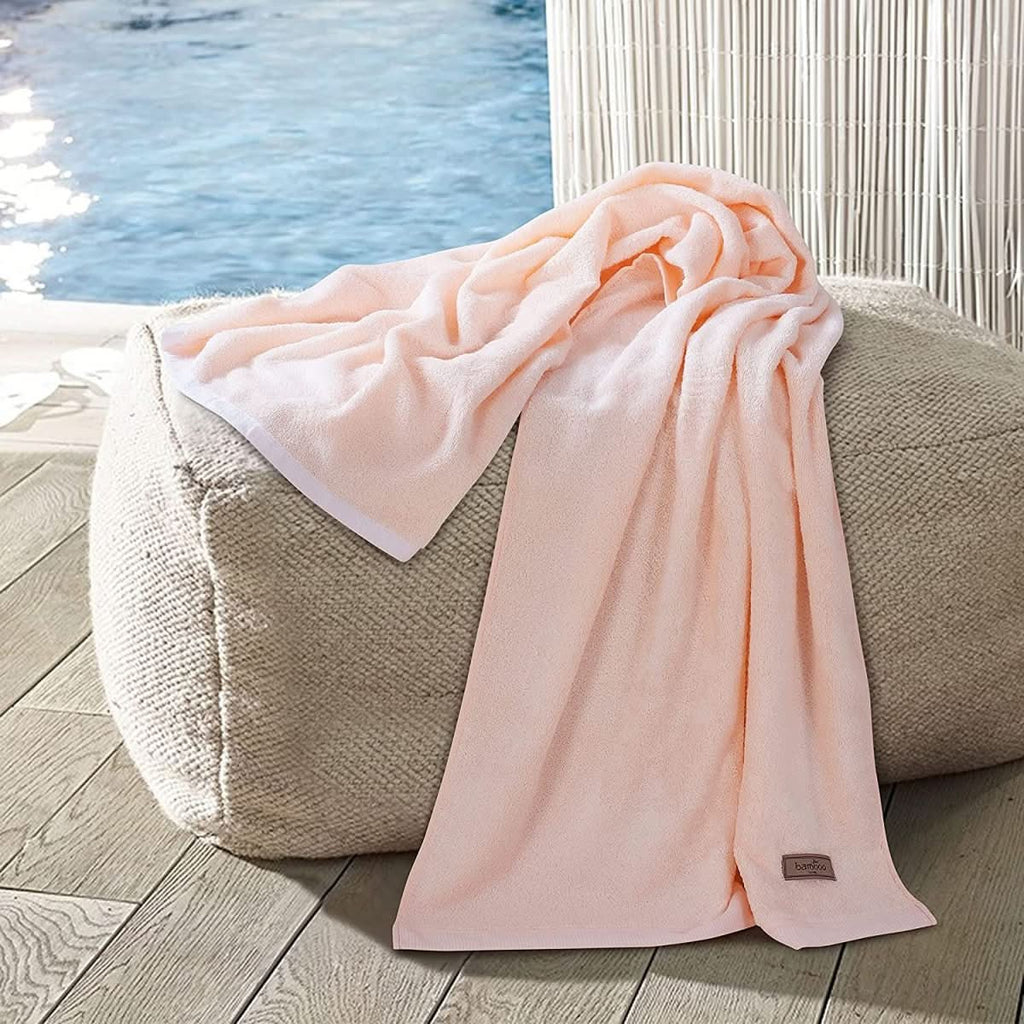 Neravia Bamboo Essence Towel | Soft, Highly Absorbent & Antibacterial | Premium Bamboo Fiber | Sustainable Spa Towel