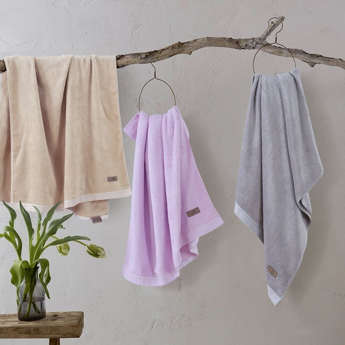 Neravia Bamboo Essence Towel | Soft, Highly Absorbent & Antibacterial | Premium Bamboo Fiber | Sustainable Spa Towel