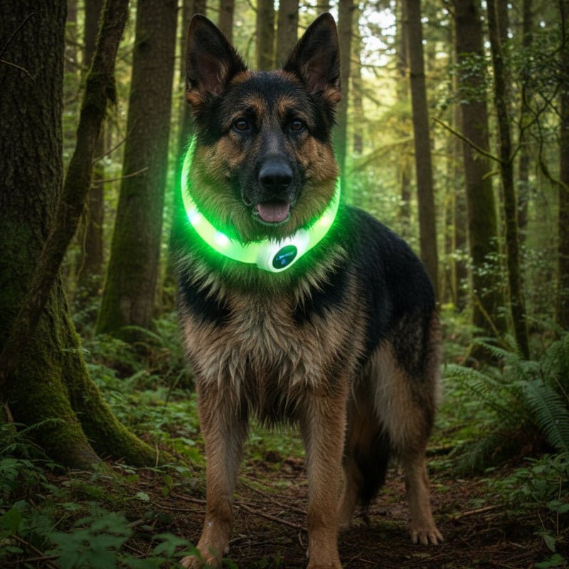 LED Light Collar for Dogs for Safe Walks at Night