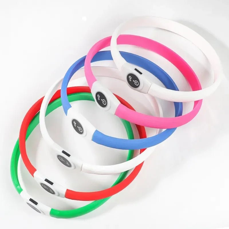 LED Light Collar for Dogs for Safe Walks at Night