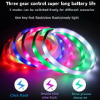 LED Light Collar for Dogs for Safe Walks at Night