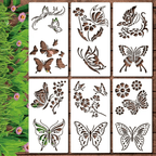 DIY Decoration - Garden Fence Large Flower Drawing Templates