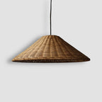Scandinavian LED Pendant Lamp Made of Bamboo