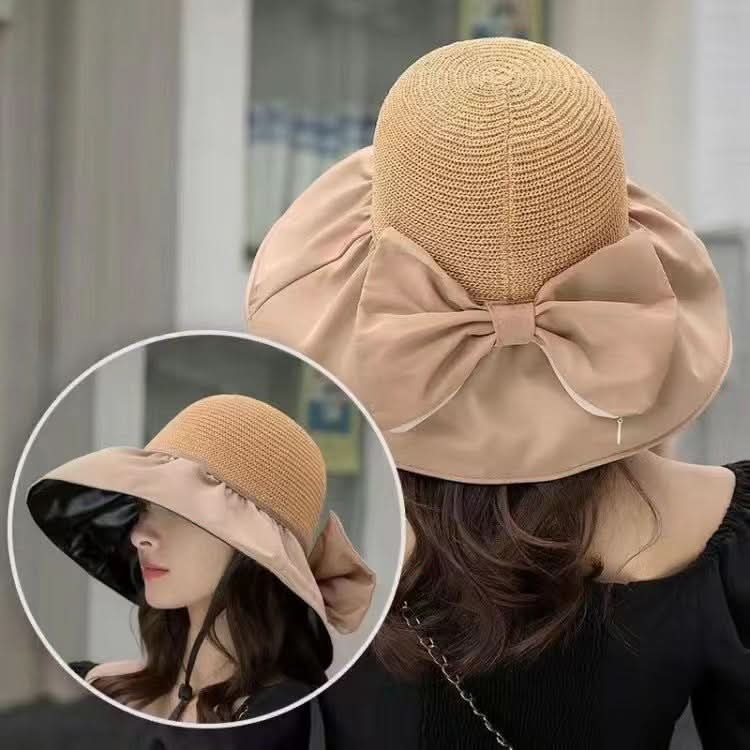 Stylish sun hat with wide brim for UV protection