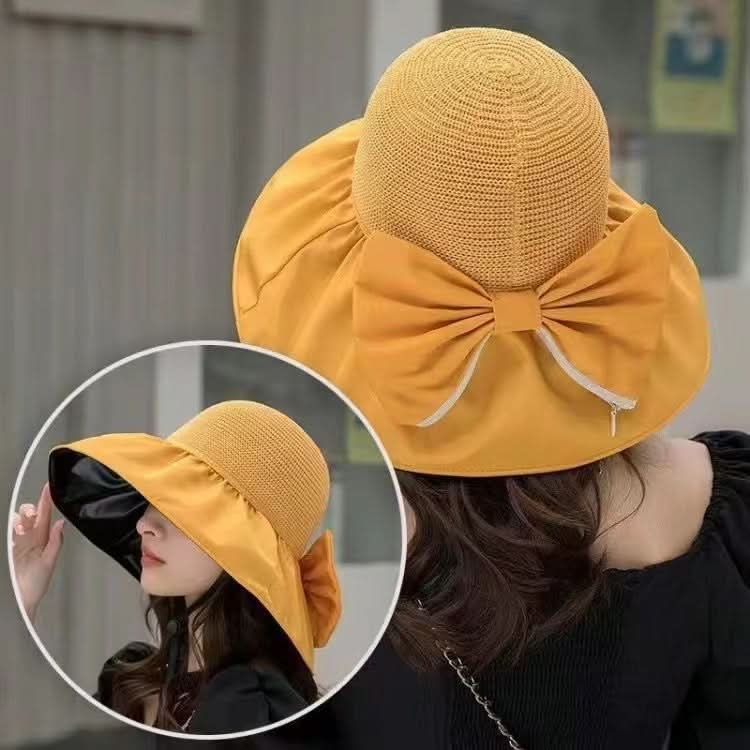 Stylish sun hat with wide brim for UV protection
