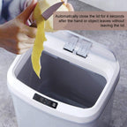 Automatic Sensor Trash Can – 15L – Touchless & Quiet – For Kitchen or Living Room