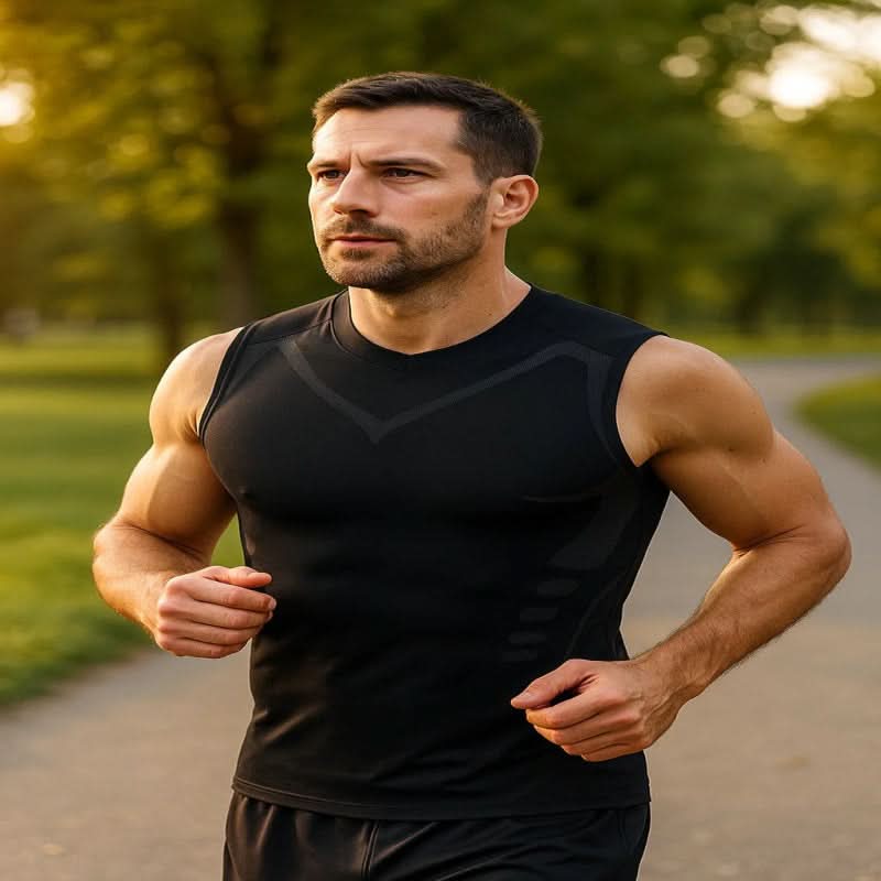 Compression vest for trunk support & posture