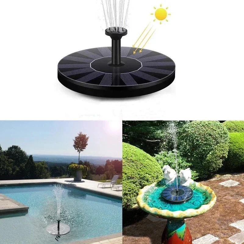 Flowbee – Elegant Solar Fountain for Garden Birds