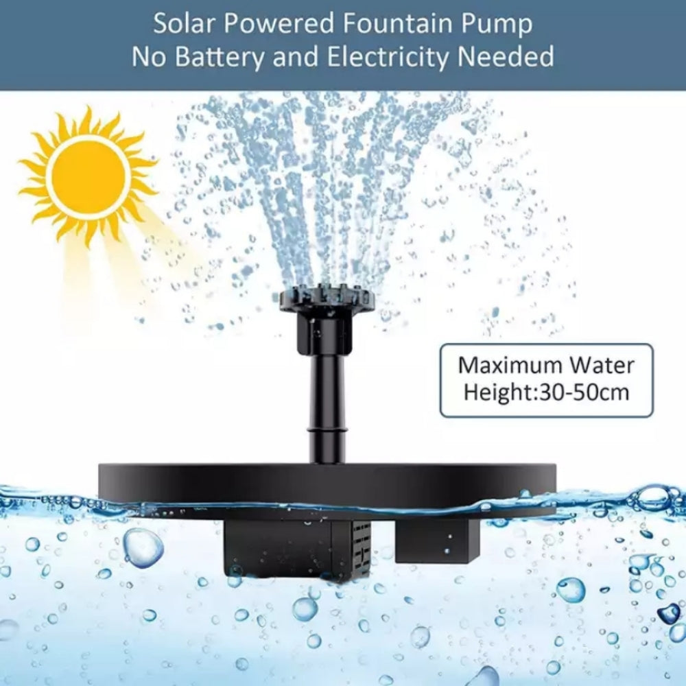 Flowbee – Elegant Solar Fountain for Garden Birds
