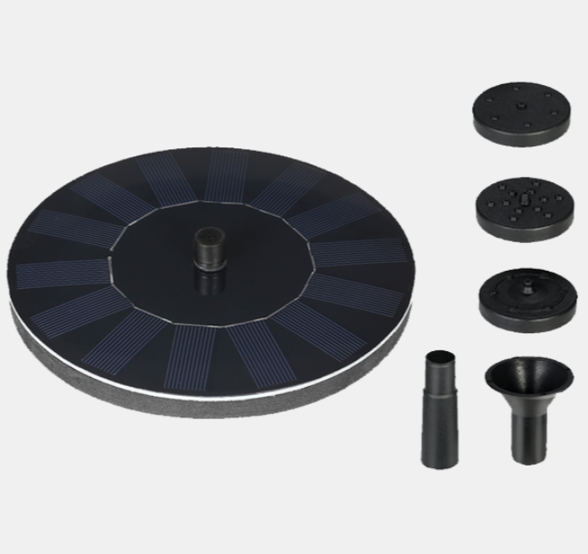 Flowbee – Elegant Solar Fountain for Garden Birds