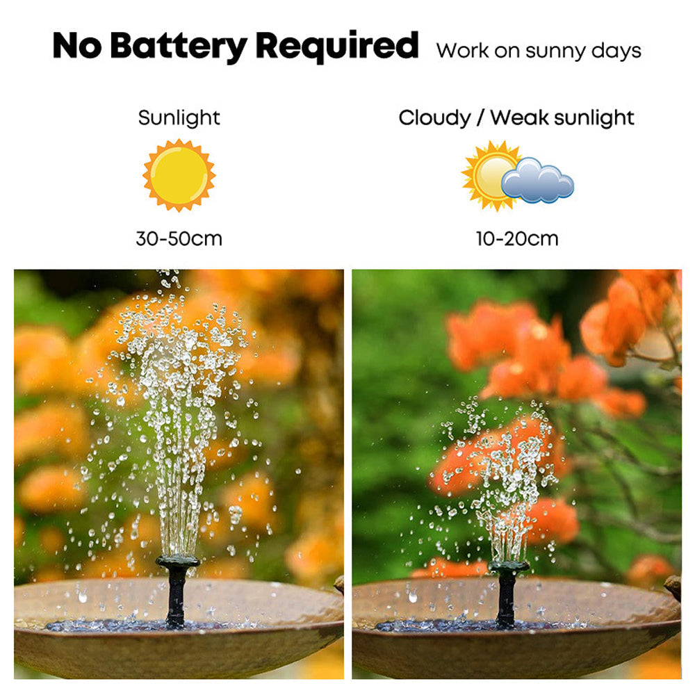Flowbee – Elegant Solar Fountain for Garden Birds