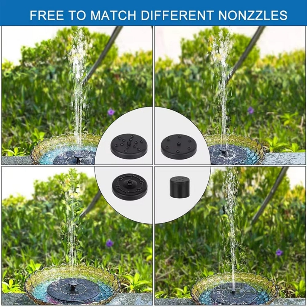 Flowbee – Elegant Solar Fountain for Garden Birds