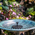 Flowbee – Elegant Solar Fountain for Garden Birds