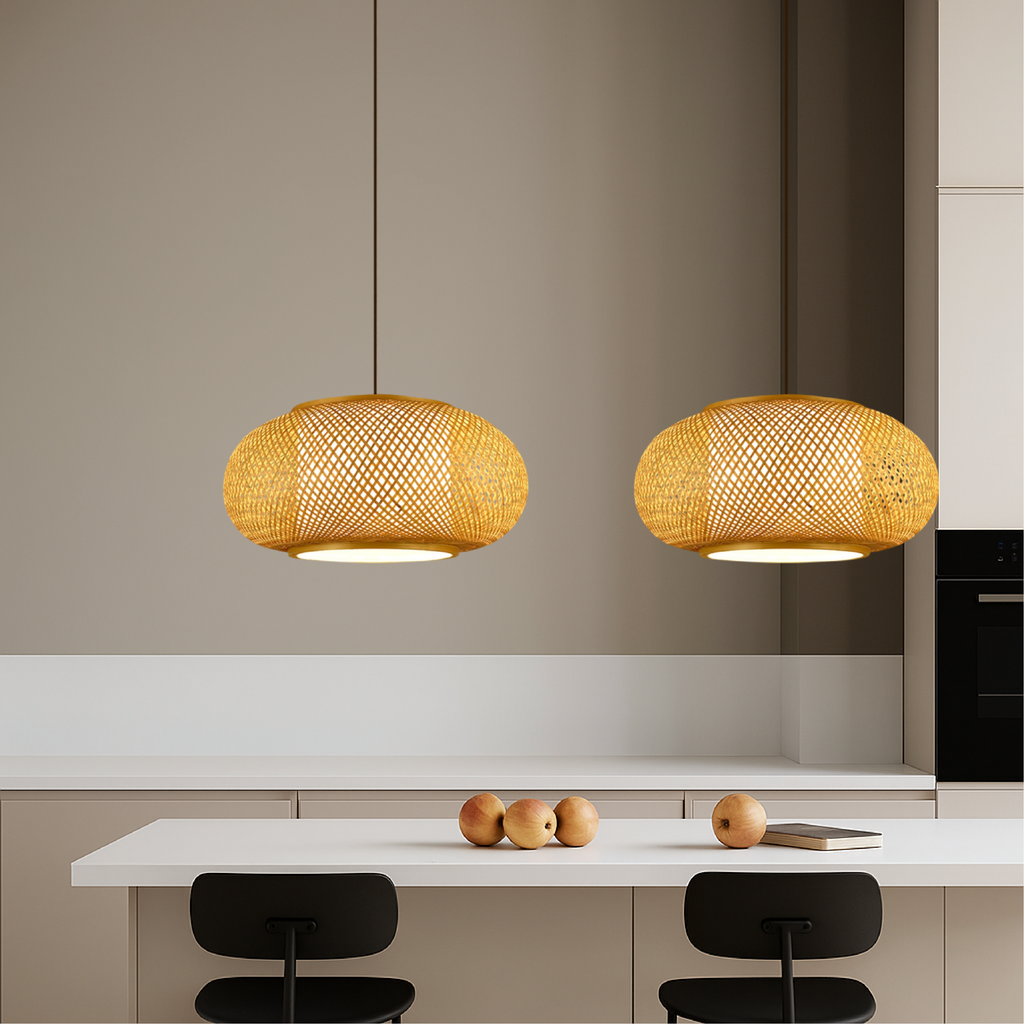 Bamboo Pendant Lamp with Natural Design