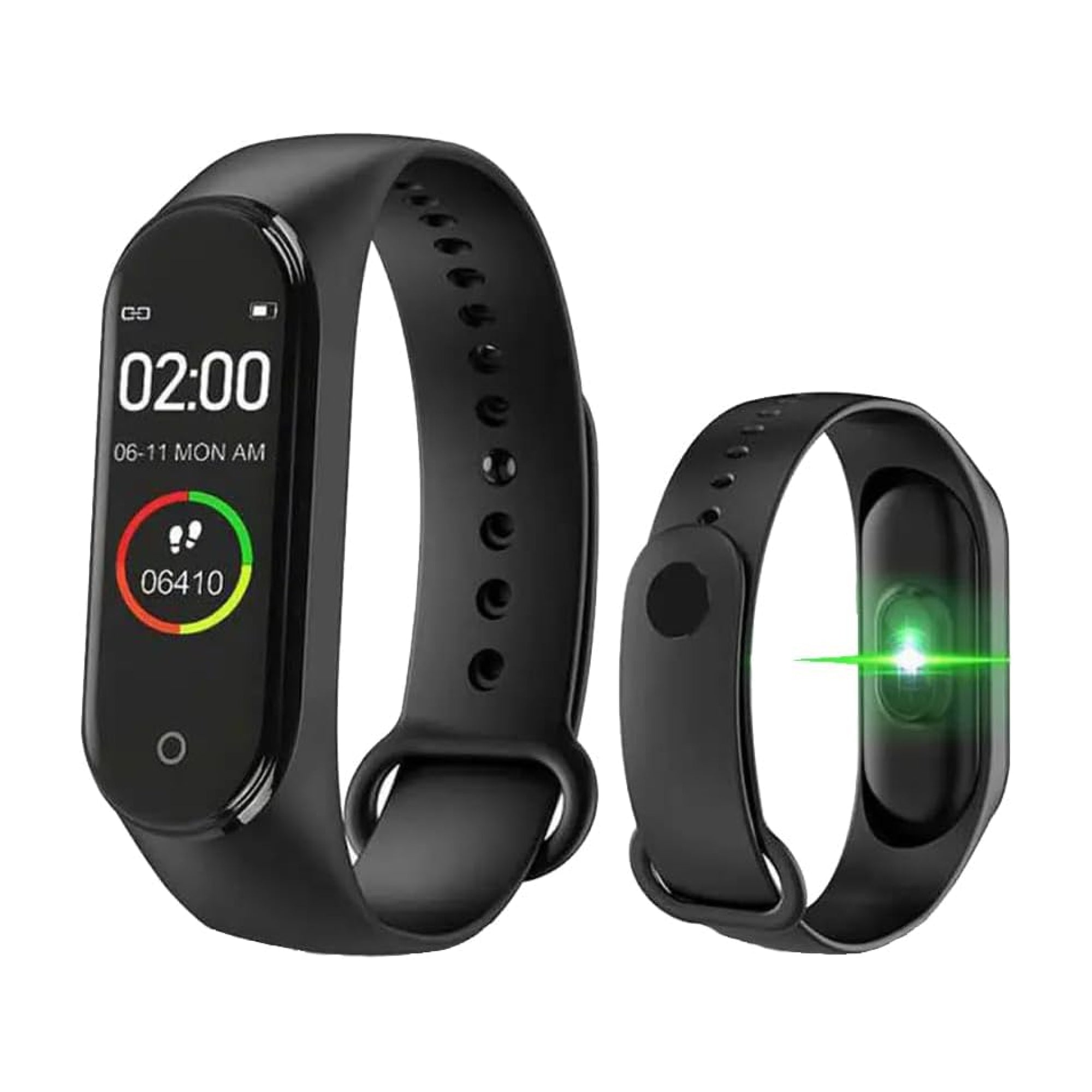 Smartwatch with blood pressure and heart rate monitor