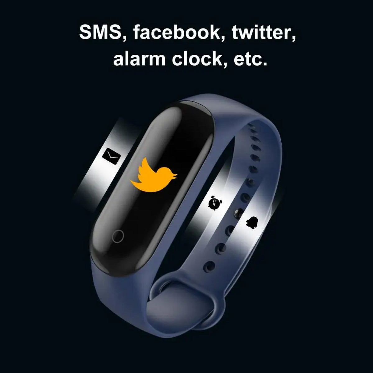 Smartwatch with blood pressure and heart rate monitor
