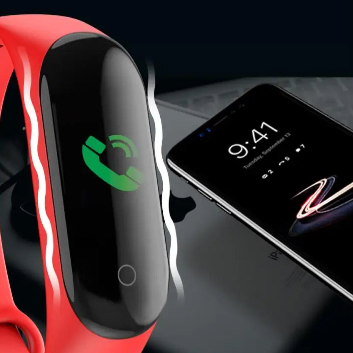 Smartwatch with blood pressure and heart rate monitor