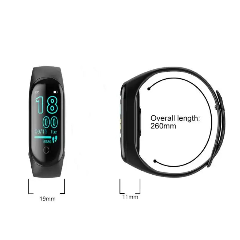 Smartwatch with blood pressure and heart rate monitor
