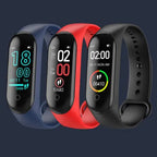 Smartwatch with blood pressure and heart rate monitor