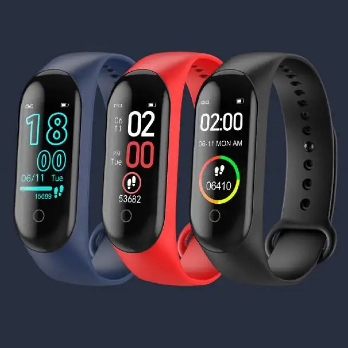 Smartwatch with blood pressure and heart rate monitor