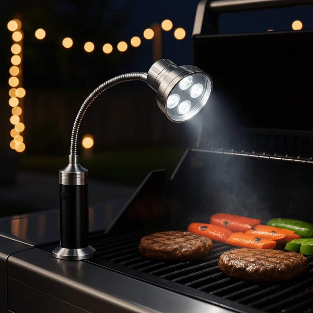Compact magnetic grill light with ultra-strong brightness