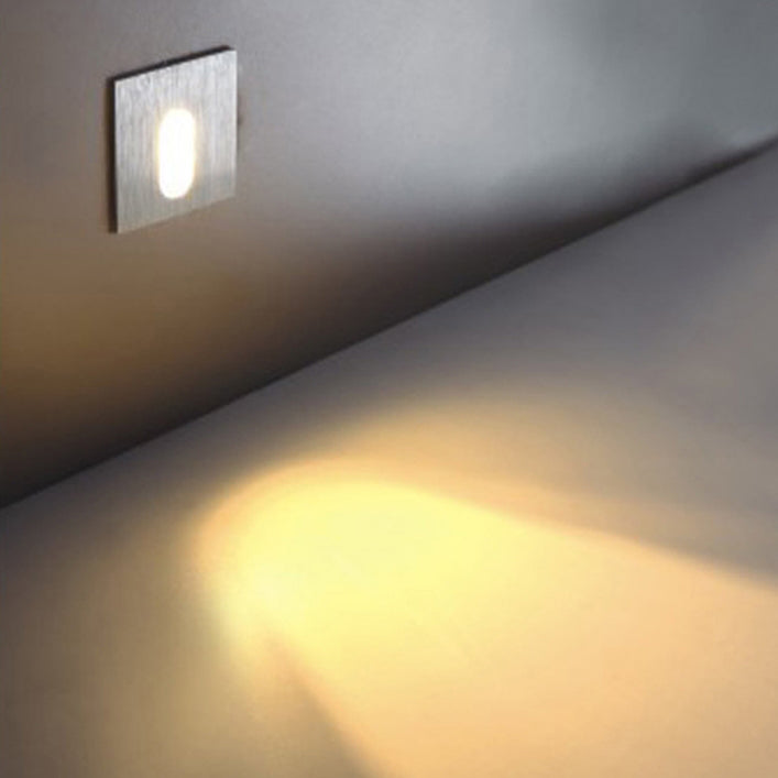 Modern Art Deco Round Square Aluminum Waterproof LED Wall Light for Hallways