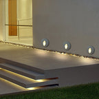 Modern Art Deco Round Square Aluminum Waterproof LED Wall Light for Hallways
