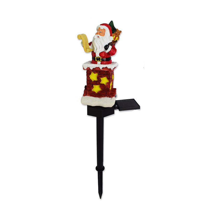 SantaGlow – Solar Powered Santa Claus Chimney Outdoor LED Light