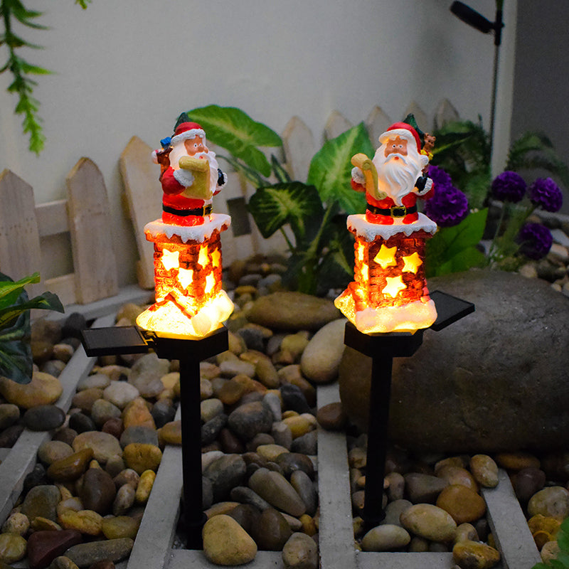 SantaGlow – Solar Powered Santa Claus Chimney Outdoor LED Light