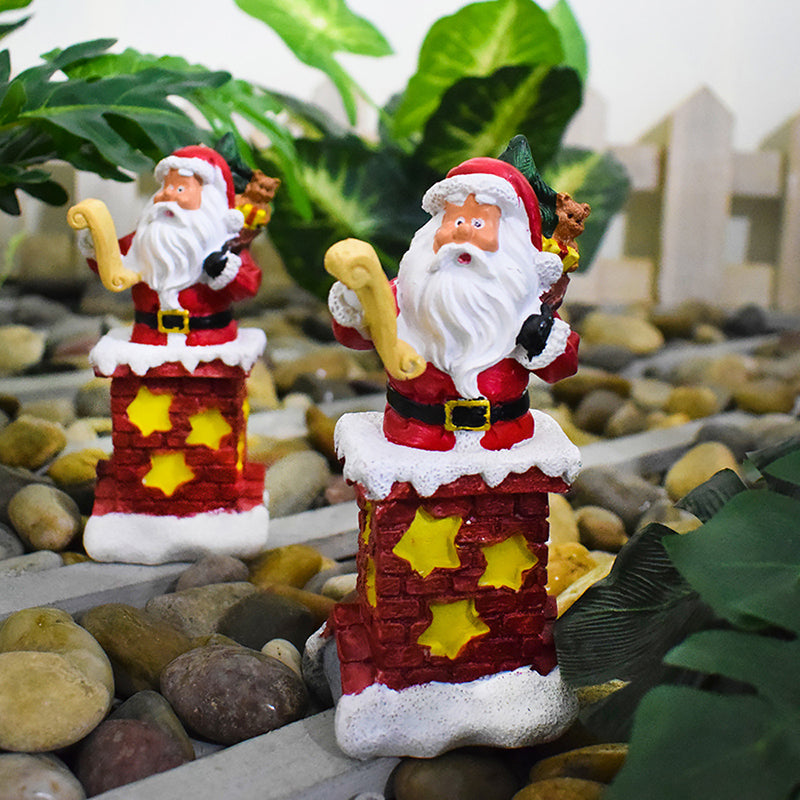 SantaGlow – Solar Powered Santa Claus Chimney Outdoor LED Light