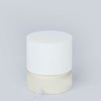 Contemporary Nordic Timer Rechargeable ABS HIPS Silicone Cylinder LED Table Lamp Night Light for Nightstand