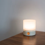 Contemporary Nordic Timer Rechargeable ABS HIPS Silicone Cylinder LED Table Lamp Night Light for Nightstand
