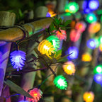 Modern Art Deco Waterproof Solar Battery PVC Pinecone LED String Light For Garden & Outdoor Patio