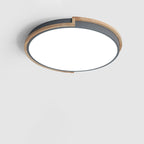 LumenCraft Nordic LED Ceiling Light | Wooden Frame | Acrylic Shade | Mood Light | For Bedroom and Living Room