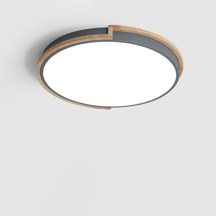 LumenCraft Nordic LED Ceiling Light | Wooden Frame | Acrylic Shade | Mood Light | For Bedroom and Living Room