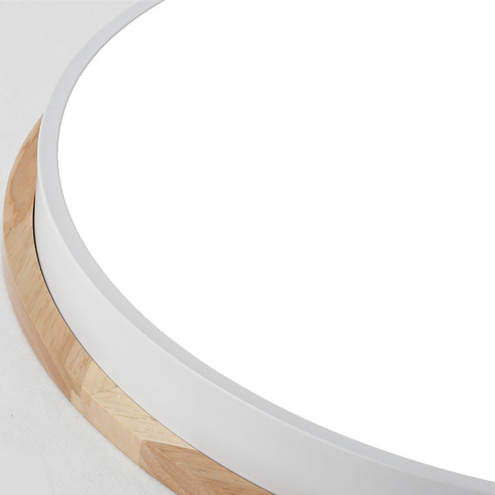 LumenCraft Nordic LED Ceiling Light | Wooden Frame | Acrylic Shade | Mood Light | For Bedroom and Living Room