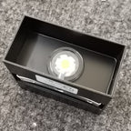 Modern Minimalist Waterproof Cube Up Down Aluminum Glass Induction LED Wall Light Lamps For Bedroom